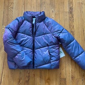 Iridescent Puffer jacket - NWT!
